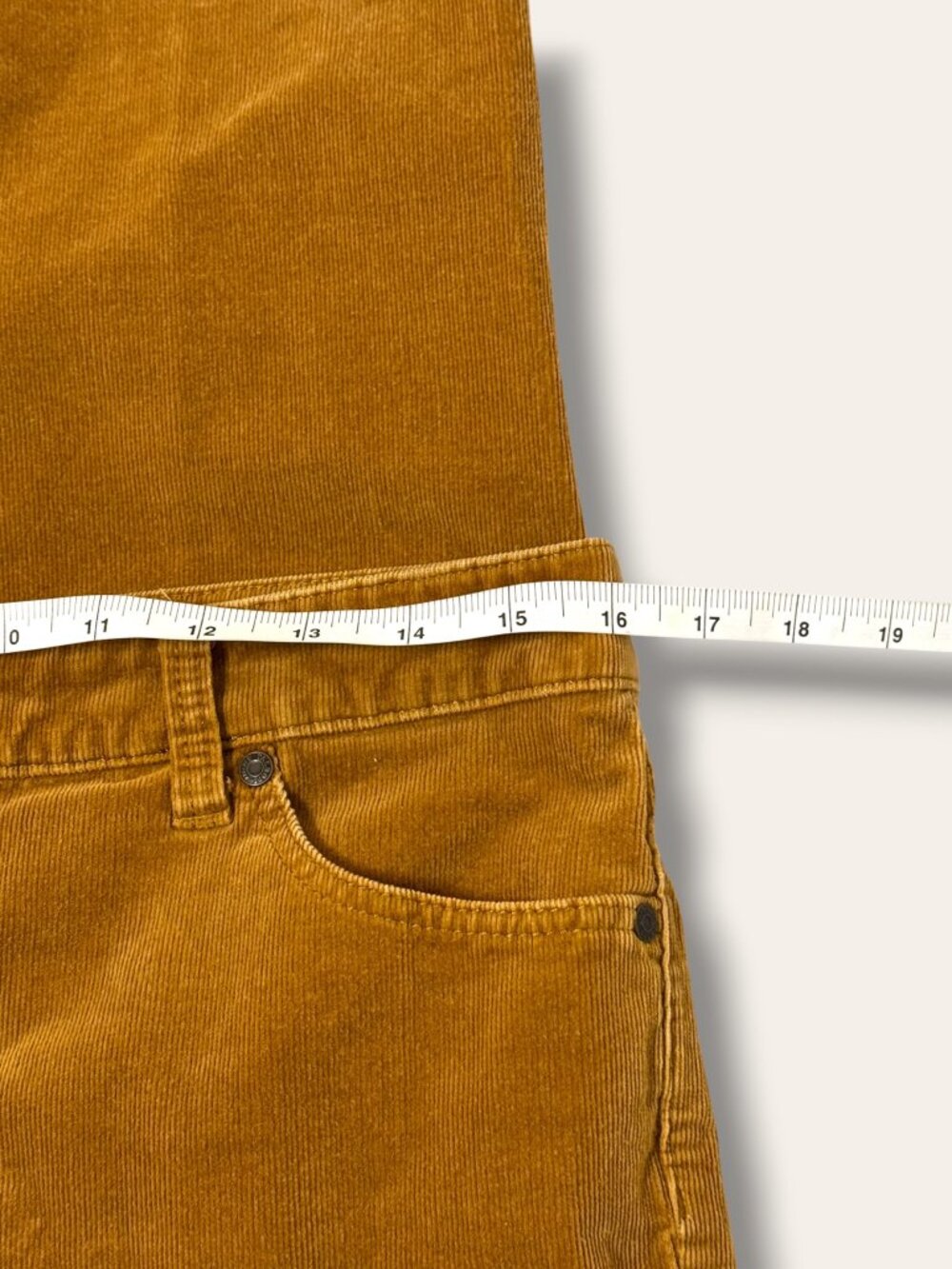 Talbots Pants Womens 10P Corduroy Straight Leg Petite Mustard Brown Classic - Picture 10 of 10